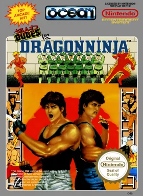 Bad Dudes vs. Dragon Ninja (Europe) box cover front